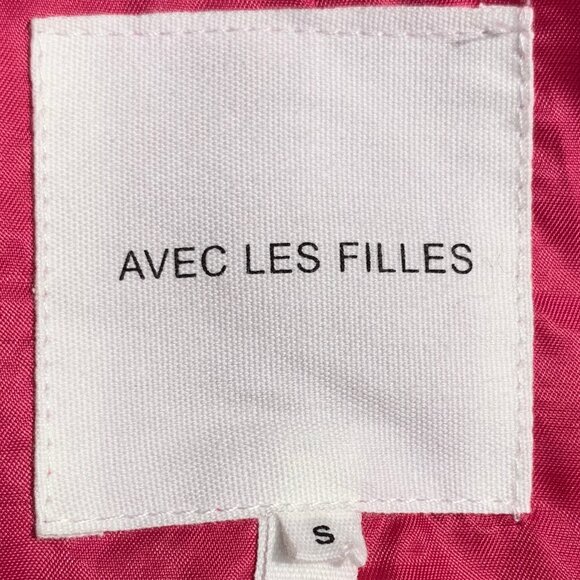 Avec Les Filles Notched Lapel Cropped Brazer Sz S NWOT - Picture 14 of 16
